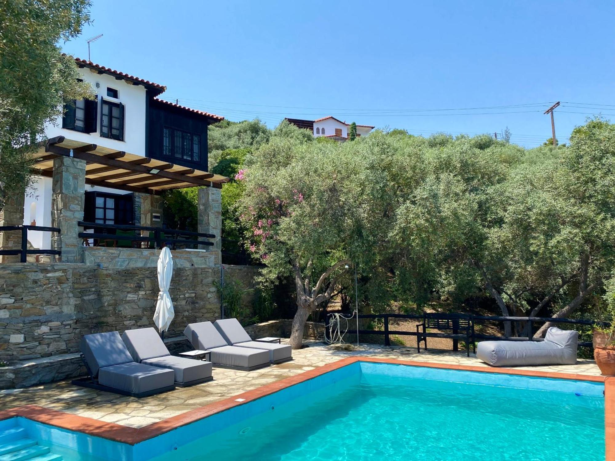 Villa Valia: Traditional Luxurious Residence Pyrgadikia Eksteriør bilde